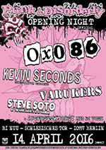 Steve Soto & Kevin Seconds - Punk & Disorderly Festival 2016, Berlin, Germany 14.4.16